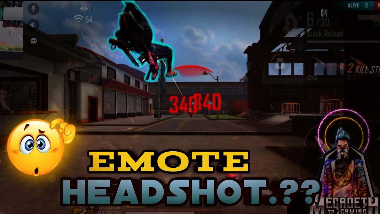 EMOTE HEADSHOTS ..? 🤔🤔 GARENA free fire 