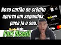 💥novo cartão de crédito fácil aprovação/ aprova na hora .