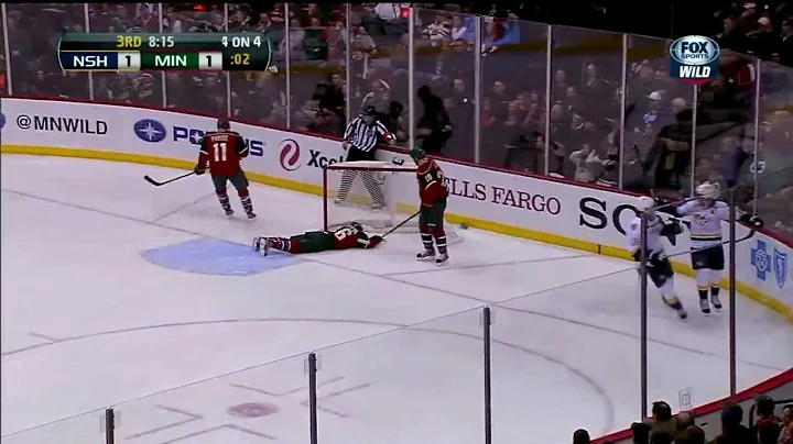 Martin Erat Scores after a mistake by Backstrom. J...