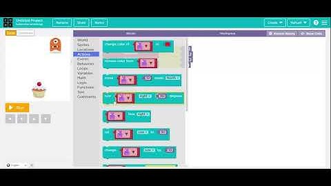 Moving a character with coding code.org