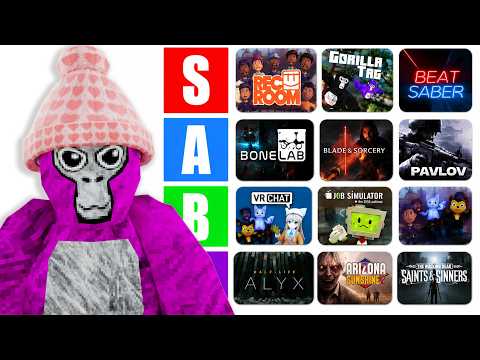 I Made A Tier List... (VR Games)