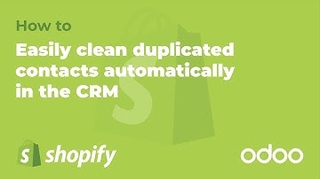 Odoo & Shopify KB: Removing duplicates in the CRM