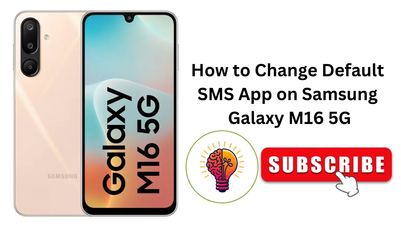 How to Change Default SMS App on Samsung Galaxy M16 / M16 5G