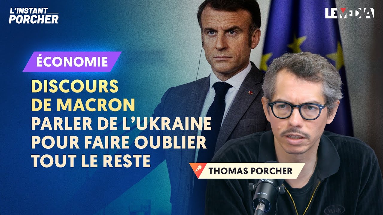 ⁣DISCOURS DE MACRON : PARLER DE L'UKRAINE POUR FAIRE OUBLIER TOUT LE RESTE