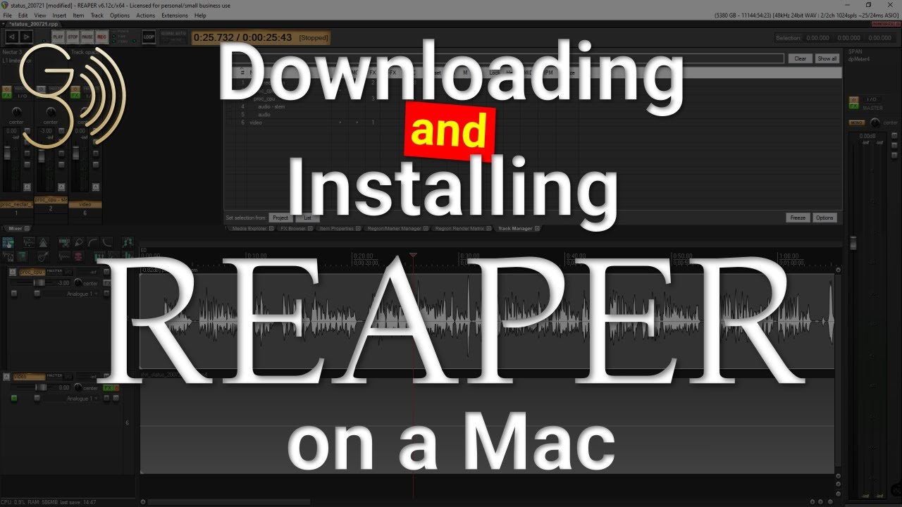 How to Download and Install the REAPER DAW on a Mac YouTube