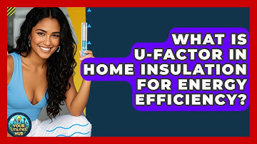 What Is U-factor In Home Insulation For Energy Efficiency? - Your Utilities Hub