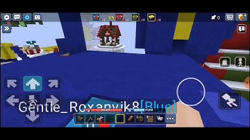 Building a swimming pool in BedWars/Blockman Go