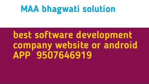 Maa bhagwati solution (india