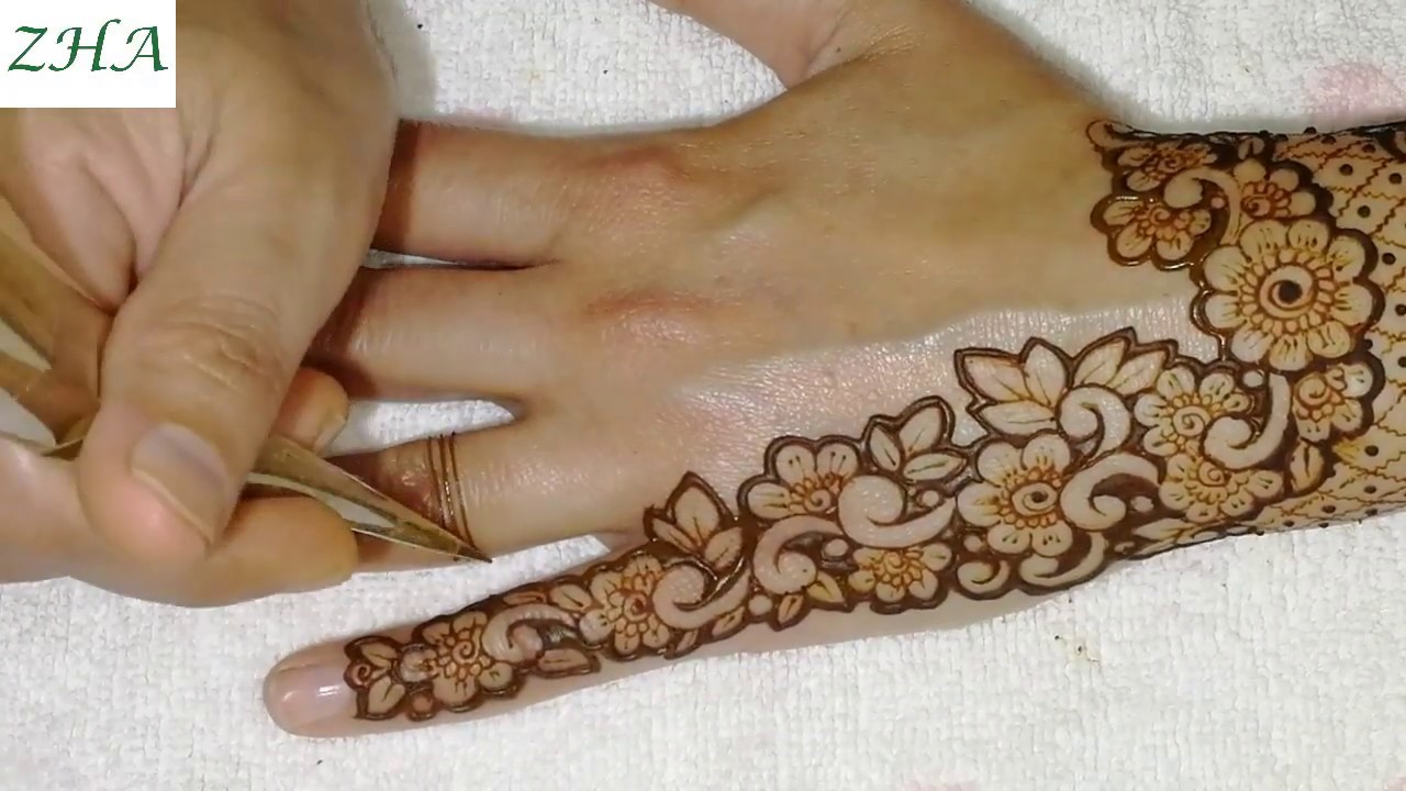 LATEST REVERSE/NEGATIVE SPACE HENNA/MEHNDI DESIGN 2020 | BRIDAL/SEMI-BRIDAL HENNA/MEHNDI DESIGN