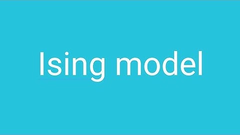 Ising model part -1