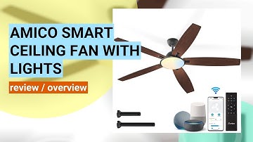 Amico Smart Ceiling Fan Review: Quiet, Efficient, and Customizable!