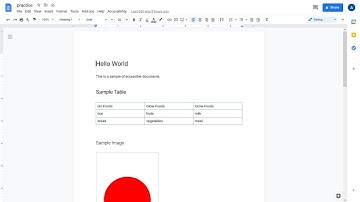 Accessing Google Docs Using NVDA