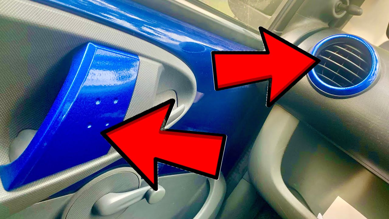 Citroen C1 Interior Trim Removal + Painting. Interior Colour Coding