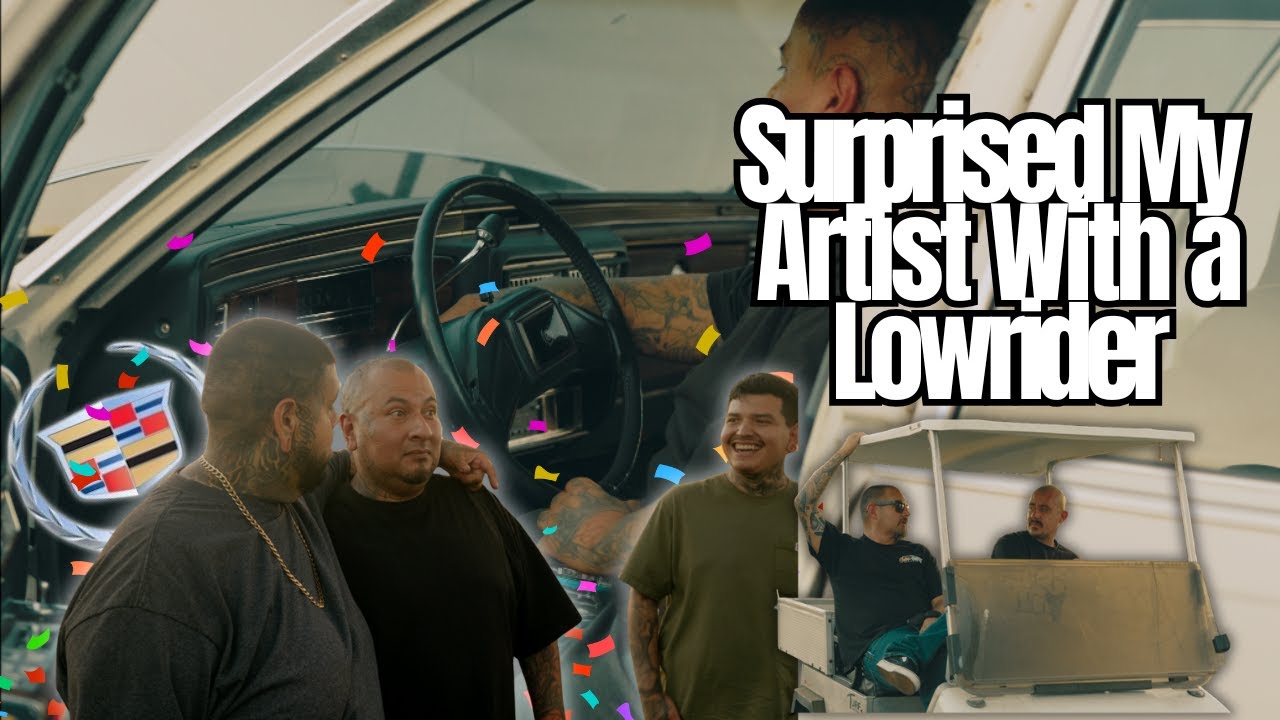 Surprised My Tattoo Artist with a Lowrider