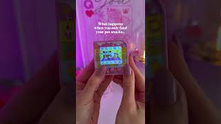 What happens when you only feed your digital pet snacks...