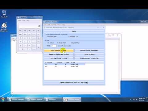 Como usar o mouse Automatic mover e clique Software