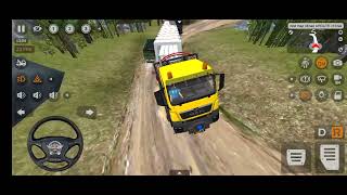 Truck Trailer UD Quester muatan Beton gak kuat nanjak jalan Offroad ‼️ Bus Simulator Indonesia screenshot 3