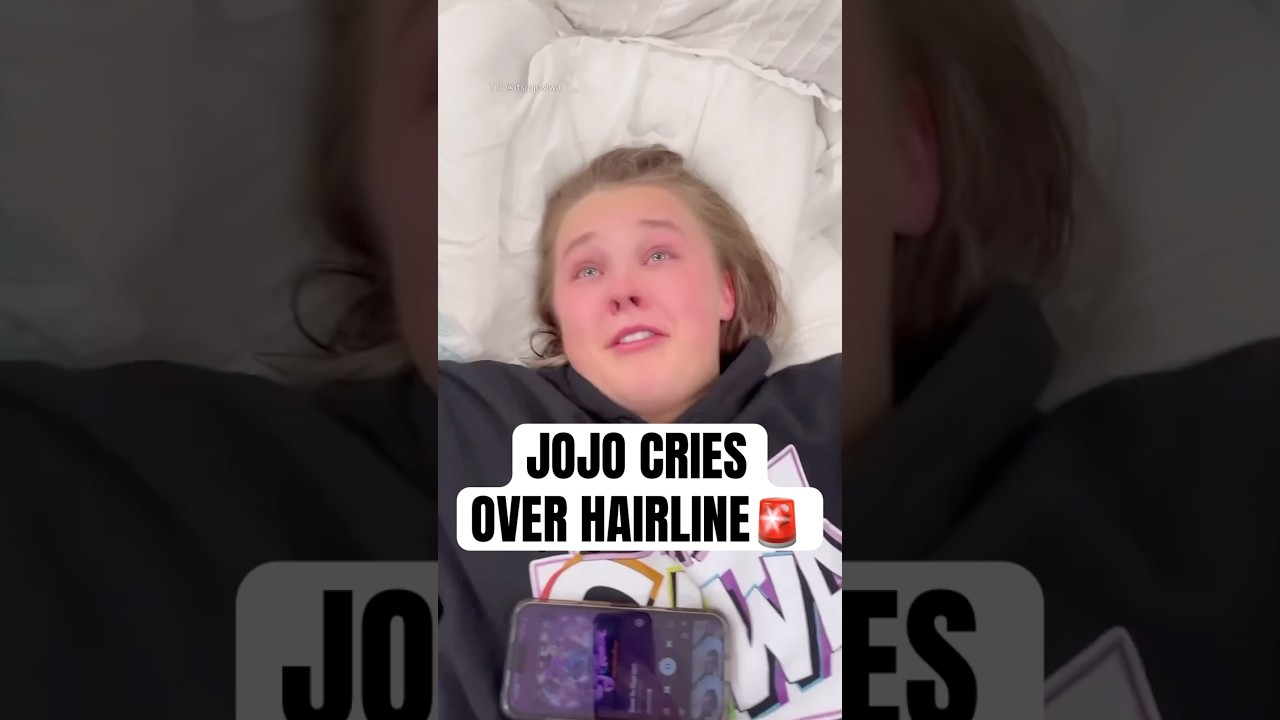 JoJo Cries Over Hairline 