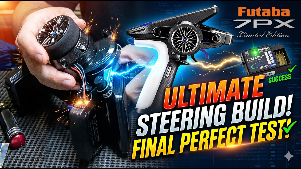 Futaba T7PX Limited Build Ep.3: Steering Wheel Unit Assembly