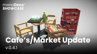 monoDeco Plus Furniture Addons - Cafe's/Market Update 0.4.1 | MCPE 1.20.80+