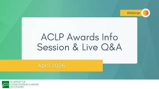ACLP Awards Info Session & Live Q&A