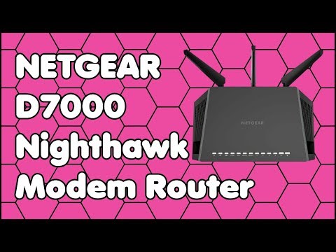 Quick Review of the NETGEAR D7000 200UKS Nighthawk Modem Router