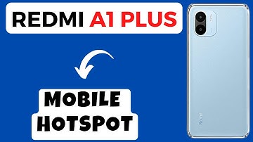 Redmi A1 Plus How to use Mobile Hotspot || How To Enable Hotspot