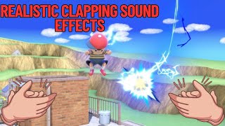Super Smash Bros Ultimate Realistic Clapping Sound Effects wii U Version