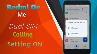 Redmi Go SIM Card Problem Solved 💯💯/ How To Enable Dual sim calling For Sim1 Sim2__#mobile me 🔥🔥