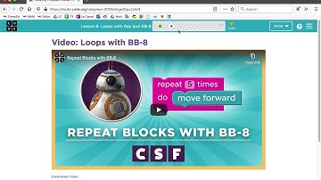 Lesson 8: Loops with Rey and BB 8