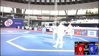 M-74kg SF QUESADA BARRERA Daniel ESP-AGHAYEV Javad AZE European Taekwondo Championships 2024 Belgrad