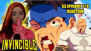 Invincible War? Invincible Season 3 Episodes 7 & 8 Reaction Sobbing