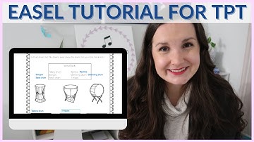 How to use EASEL on Teachers Pay Teachers || TPT Digital Activities Tutorial