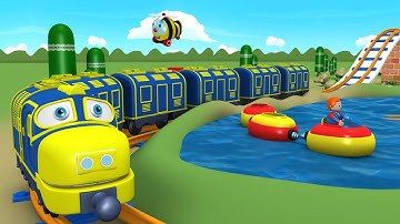 Toy Factory Cartoon Train for Kids - Tomas Cartoon Videos - поезда для детей видео
