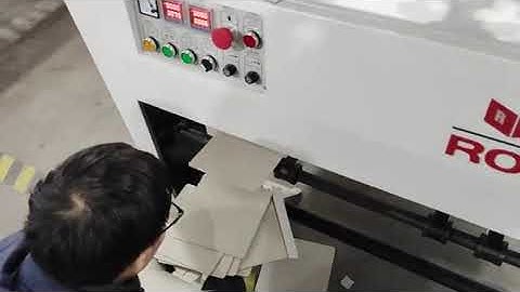 KC970 V Grooving machine for rigid box making