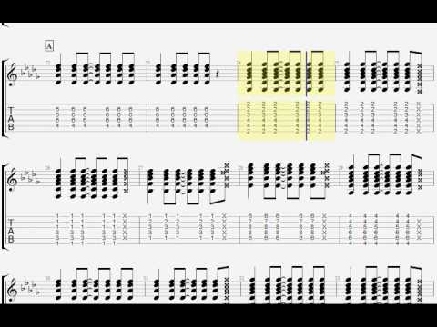 Shishamo 明日も ギター タブ譜 Guitar Tab Youtube