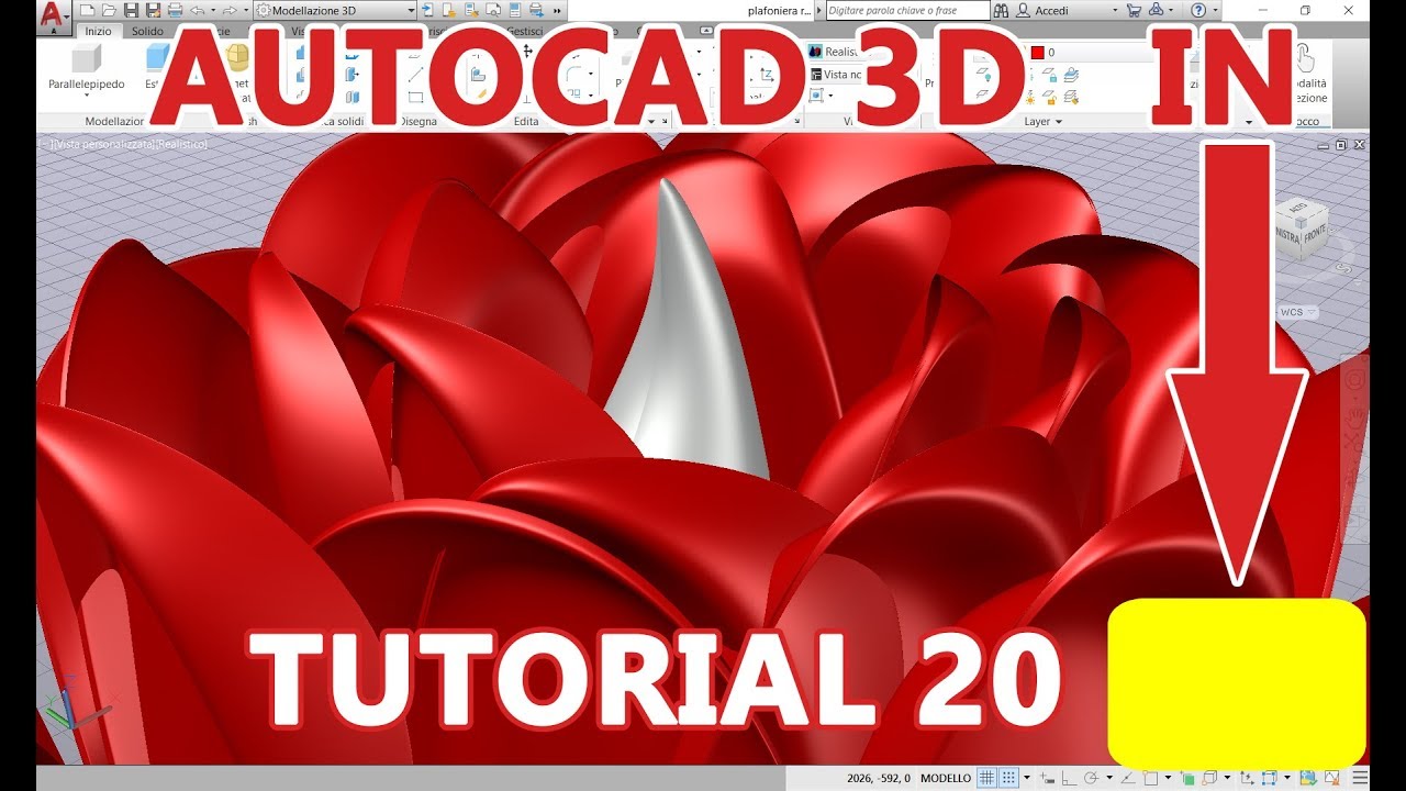 AutoCAD 3D 2019 Tutorial 1 For Beginners - AutoCAD 3D Course in 2 Minutes  Easy Quick & Fun - YouTube