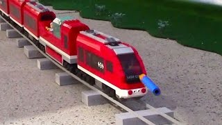 Can Nerf darts stop Lego trains ?