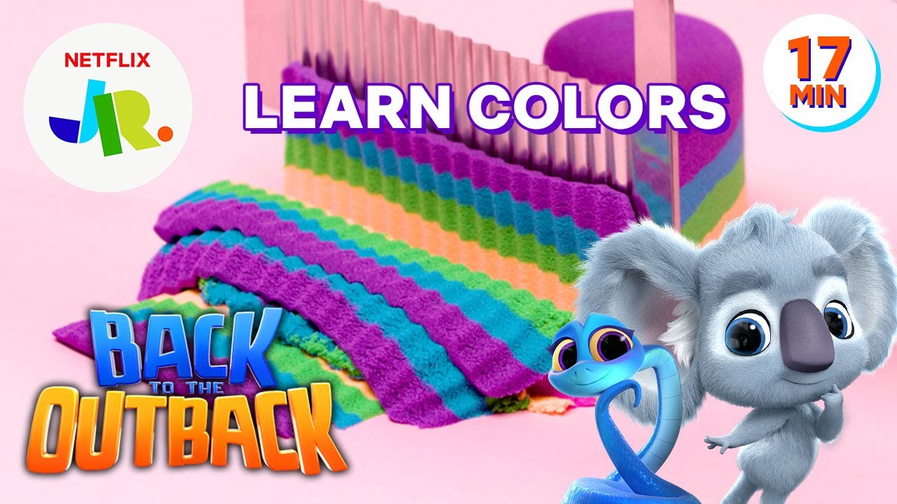 Play: Netflix Jr "Learn Colors" Satisfying Sand: eighteen minutes of oddly hypnotic kinetic sand