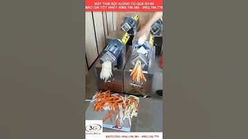 Máy Thái Sợi Củ Cải, Cà Rốt, Khoai Tây Tự Động - 0966.158.389