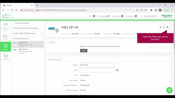 Wireless Device deleting via Webpage | PAS600 | PAS600L | PAS800 #panelserver #schneiderelectric
