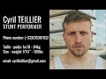 Cyril TEILLIER - Stunt Demo Reel 2025