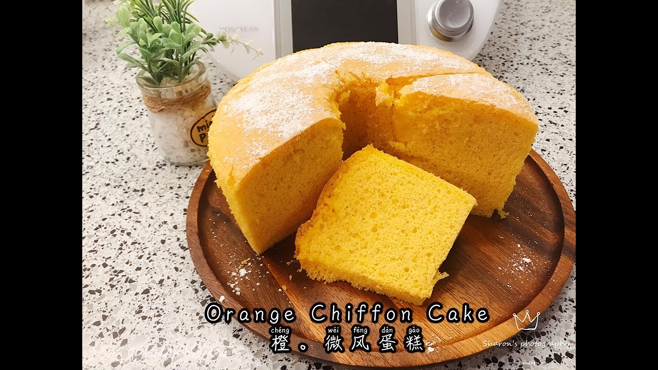 Thermomix ® Orange chiffon cake | Sharon's kitchen