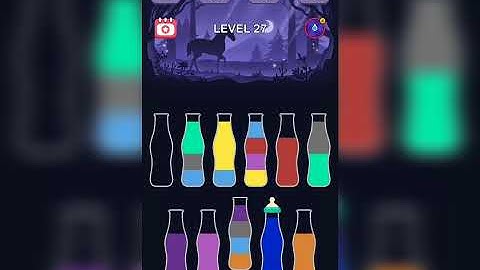 Water Sort Puzzle Level 27 Walkthrough Solution 