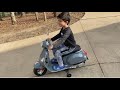 UNBOXING Kids Vespa Scooter Amazon