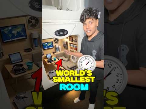 Living in the World's Smallest Room For 24 Hours