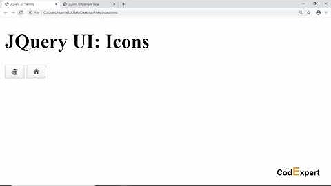 15 Icons in JQuery UI in Urdu/Hindi