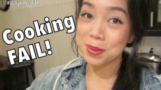 Epic Cooking FAIL! - November 26, 2014 - itsJudyLife Daily Vlog