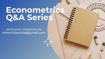 Econometrics Assignment Solved with Eviews Software | Econometrics Tutor Online