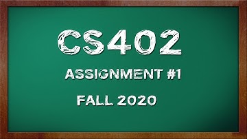 CS402 Assignment 1 solution fall 2020 | CS402 Theory of Automata Assignment 1 Solution